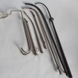Lot Ancien Instrument médicale 6 cathéters chirurgie