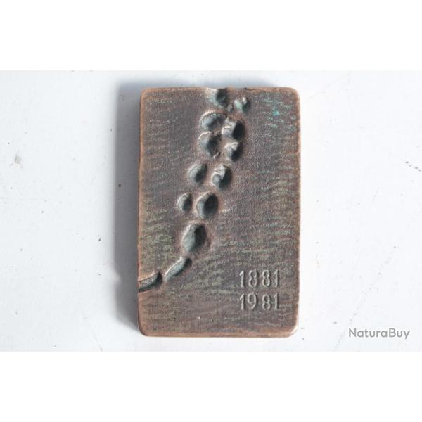 GILBERT ALBERT Mdaille bronze Centenaire E.M.D. 1881-1981