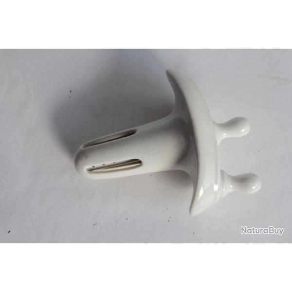 Ancienne Canule vaginale porcelaine XIXe sicle