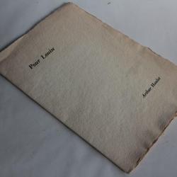 Poème Pour Louise Arthur Haulot 1967