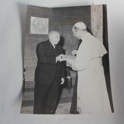 Photographies Pape Paul II avec M.Nagel
