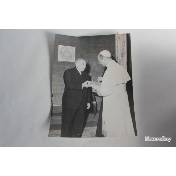 Photographies Pape Paul II avec M.Nagel