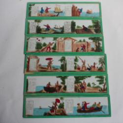 Plaques verre Lanterne magique Robinson Crusoé