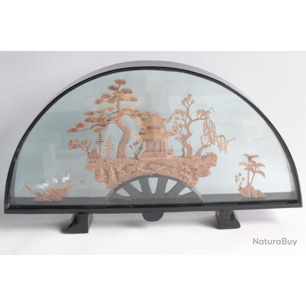 Diorama bateau lige sculpt Chine