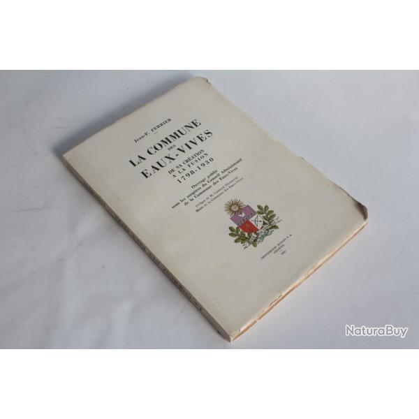 Commune Eaux-Vives Ferrier 1931 Suisse d�dicac� maire Camille Rochette