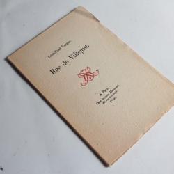 Rue de Villejust Leon-Paul Fargue 1946 Paul Valéry