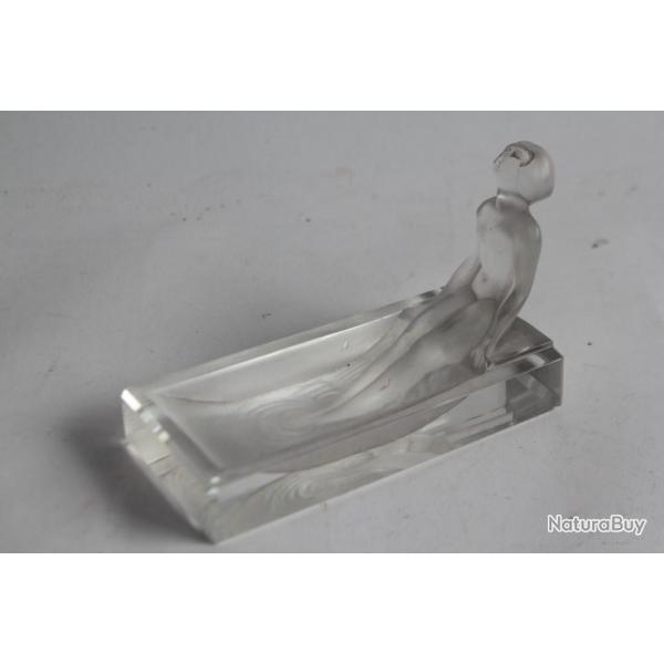 Baguier Verre dpoli Femme nue