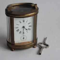 Pendulette d'officier de voyage r&eacute;veil