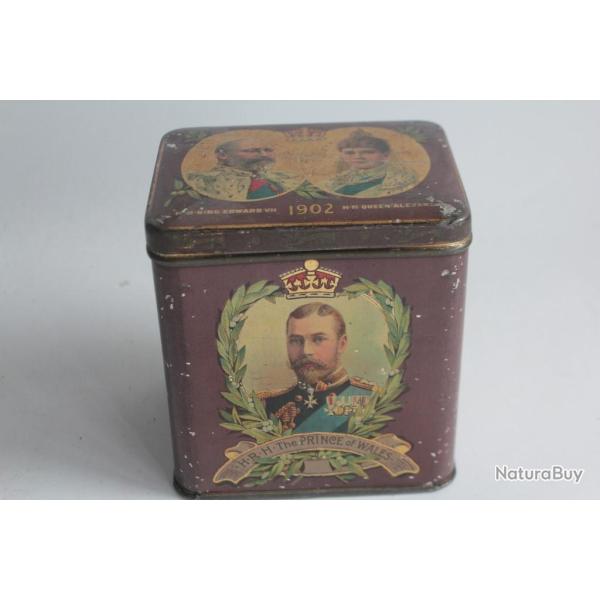 Bote tle lithographie Th Roi Edward VII reine Alexandra 1902