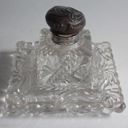BACCARAT Grand Encrier cristal et argent