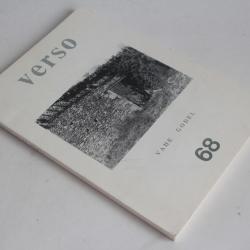 Vahé GODEL Verso Revue de poésie trimestrielle 68 Printemps 1992