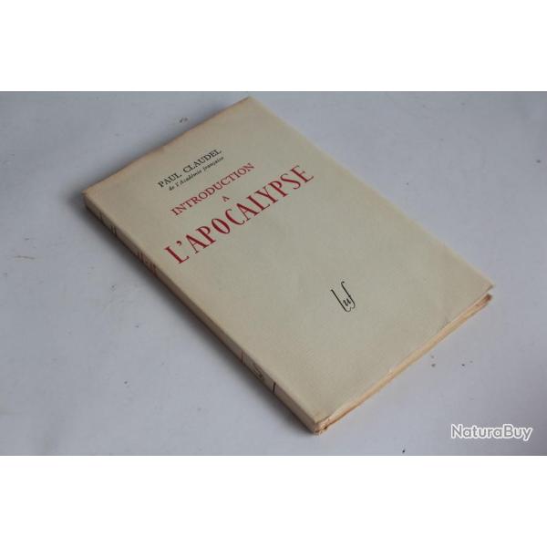 Livre Introduction � l'Apocalypse Paul Claudel