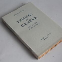 Livre Femmes de Genève Thérèse Pittard