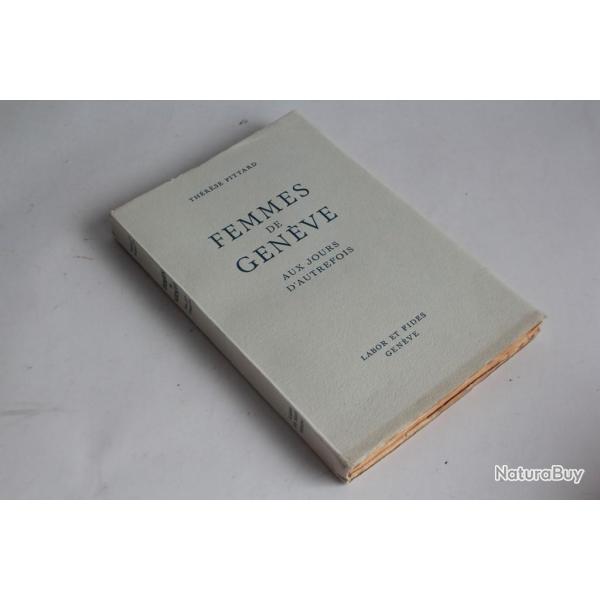 Livre Femmes de Gen�ve Th�r�se Pittard