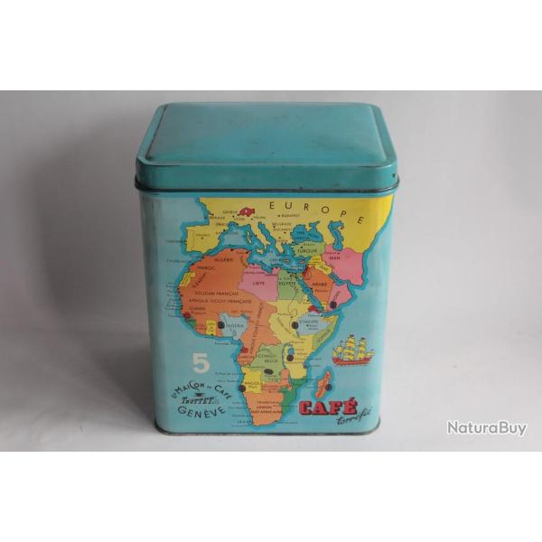 Grande Bote tle lithographie Maison du caf Trottet Genve