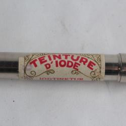 Boîte médicaments tôle flacon Échantillons Teinture d'iode, Genève