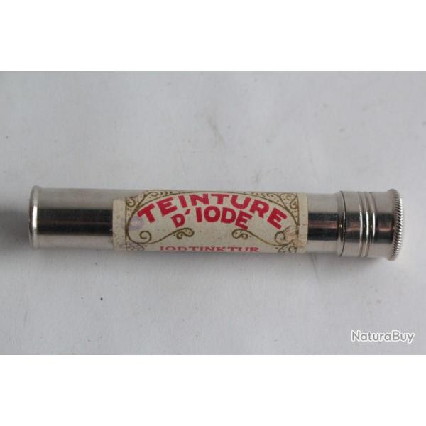 Bote mdicaments tle flacon chantillons Teinture d'iode, Genve