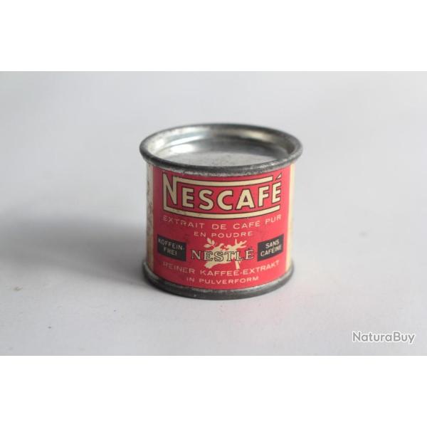 Bote caf tle lithographie chantillon Nescaf Nestl