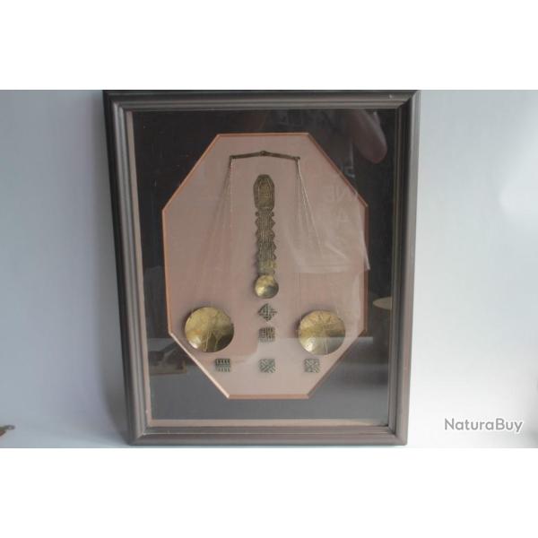 Balance et poids Akans Ghana Afrique