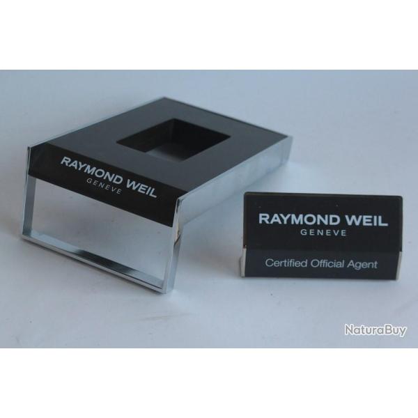 Pr�sentoir vitrine pour montre RAYMOND WEIL Collection Horlogerie