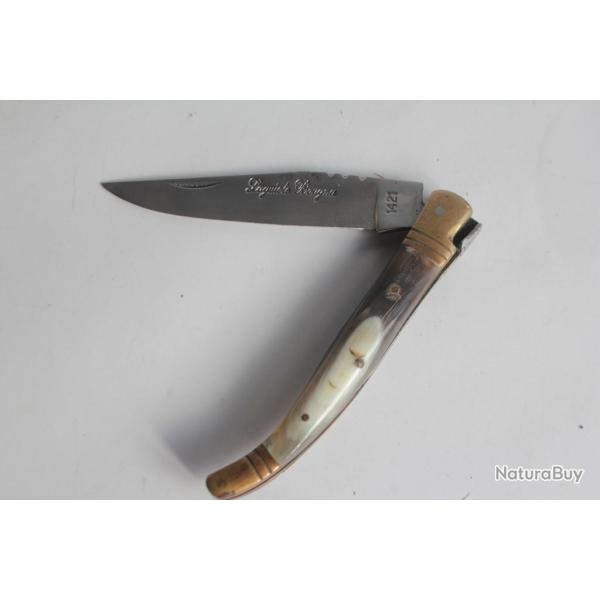 Couteau Laguiole + tui cuir