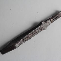 Ancienne Pince à épiler acier Haute Époque