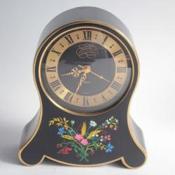 JAEGER Horloge Petite Neuch&acirc;teloise R&eacute;veil m&eacute;canique Reuge Suisse 1960