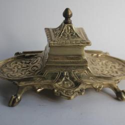 Ancien Encrier bronze