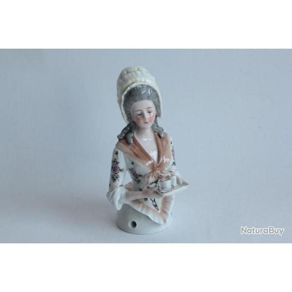 Demi figurine porcelaine allemande chocolatire