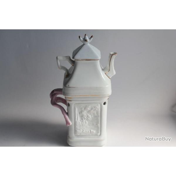 Tisani�re porcelaine lithophanie XIXe si�cle