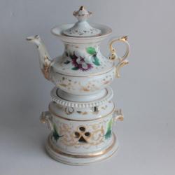 Tisani&egrave;re porcelaine XIXe si&egrave;cle