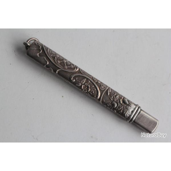 Ancien Porte crayon argent