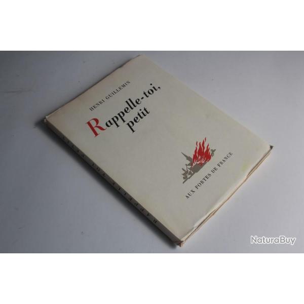 Livre Rappelle-toi petit Henri Guillemin 1945