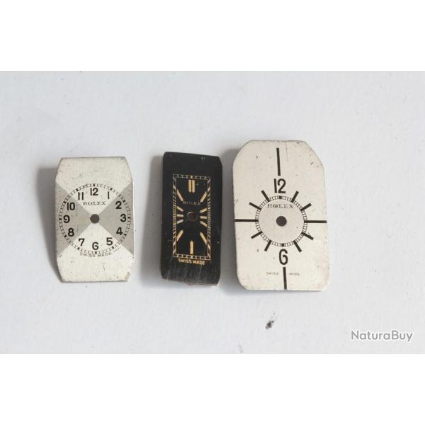 ROLEX 3 Cadrans montre vintage