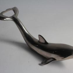 Décapsuleur dauphin métal argenté BMF Allemagne