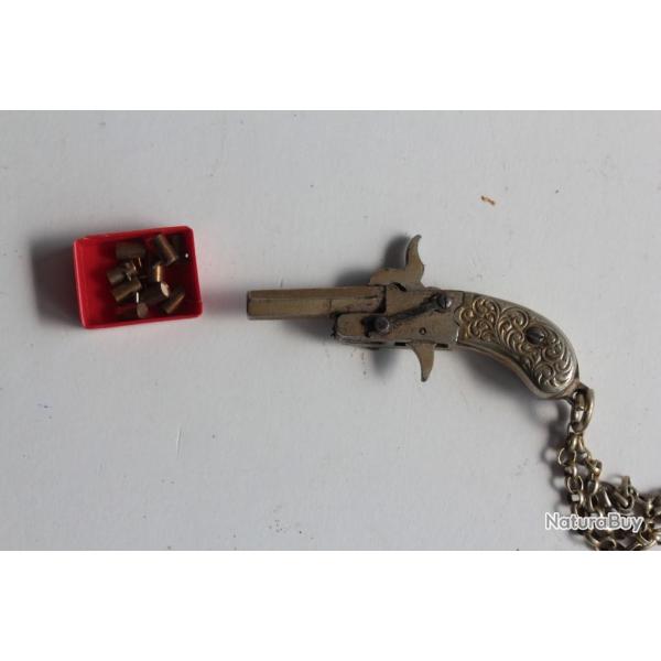 Pistolet d'alarme Berloque-Maus broche florale 2mm dtente ronde Allemagne