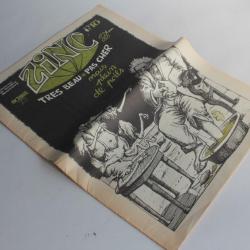 Journal de bandes dessinées érotique Zinc n°10 1972