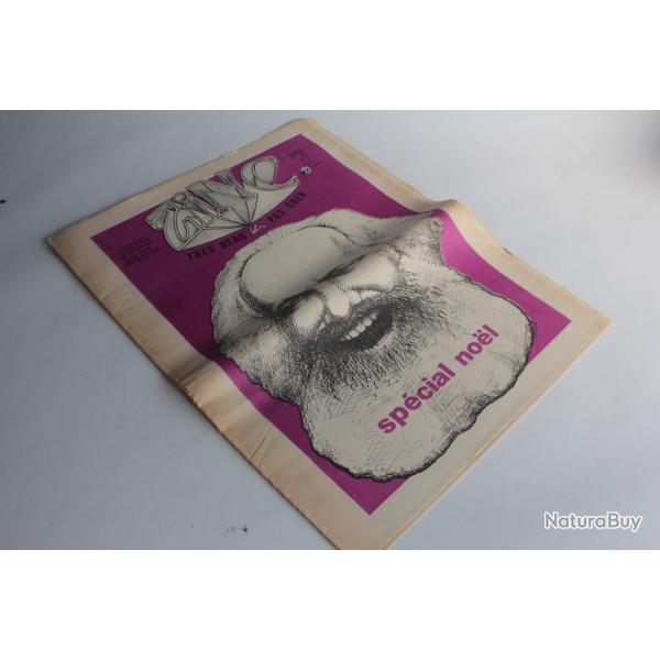 Journal de bandes dessines rotique Zinc n7 1972