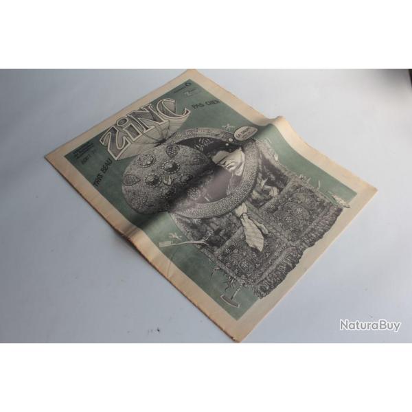 Journal de bandes dessines rotique Zinc n8 1972