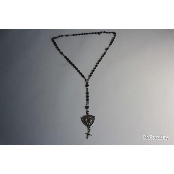 Chapelet mdaille argent XVIIe / XVIIIe sicle