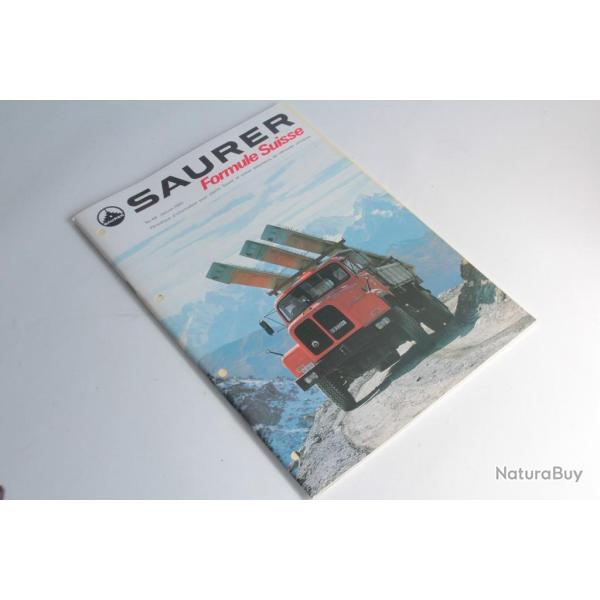 Revues Automobile Camion Saurer Formule Suisse N�48 1980