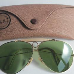 RAY-BAN Lunettes de soleil aviateur RB1730 10K plaqué or vintage