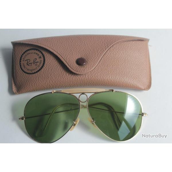 RAY-BAN Lunettes de soleil aviateur RB1730 10K plaqu� or vintage