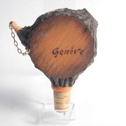 Bouchon à système boîte à musique bois Genève Art Populaire Suisse