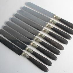 9 Couteaux Lecoultre fin XIXe siècle