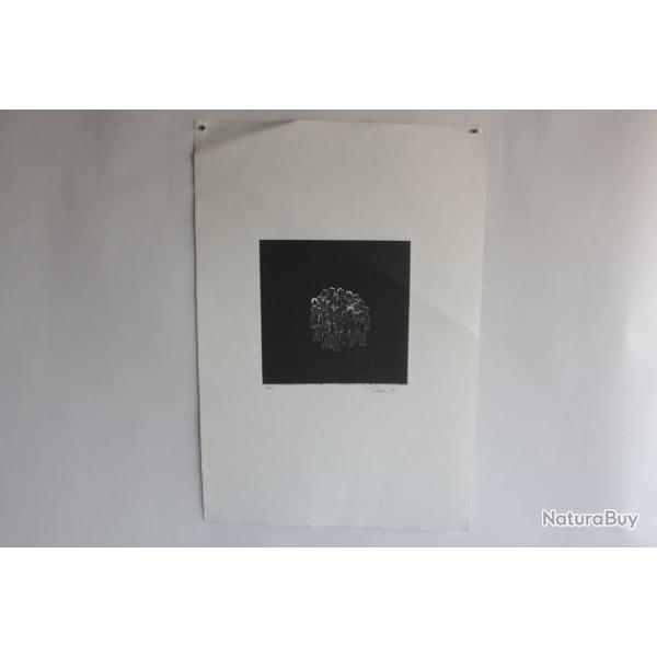 Lithographie originale A. Gallopini 1977