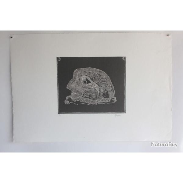 Lithographie originale A. Gallopini 1977