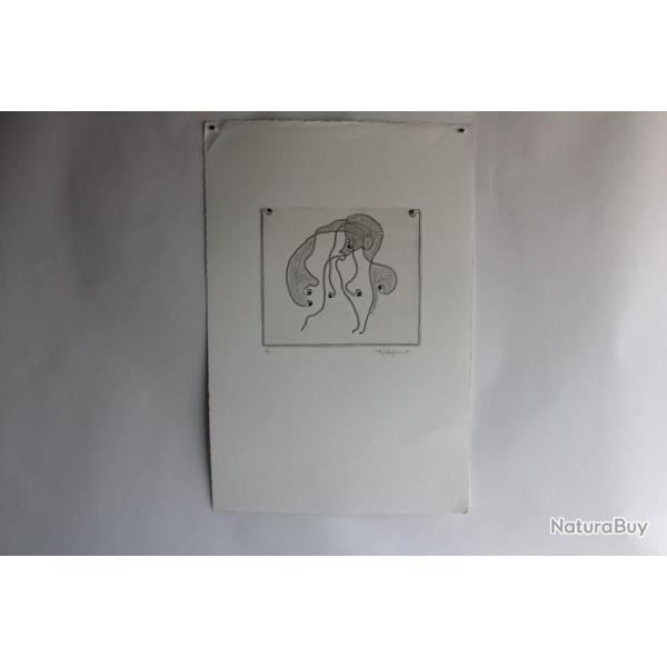 Lithographie originale A. Gallopini 1978
