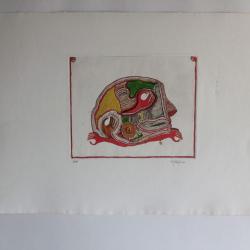 Lithographie originale A. Gallopini 1977