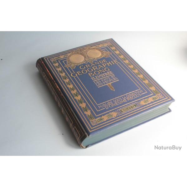 Livre Grande Geographie Bong illustr�e On�sime Reclus Tome IV 1914